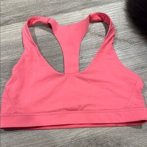 Women's Pink Sports Bra Lululemon break free sports bra